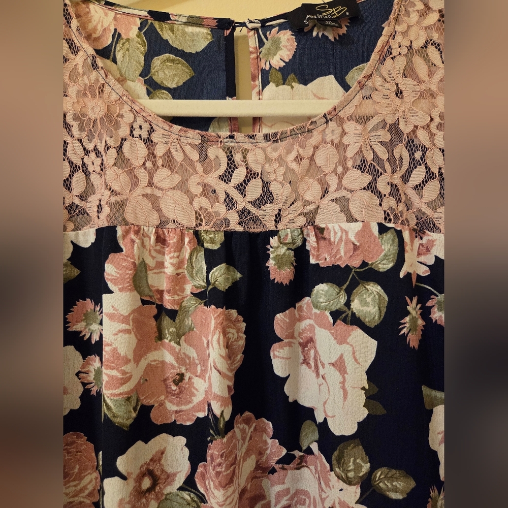 Suzanne Betro Floral Shift Dress - Picture 3 of 7